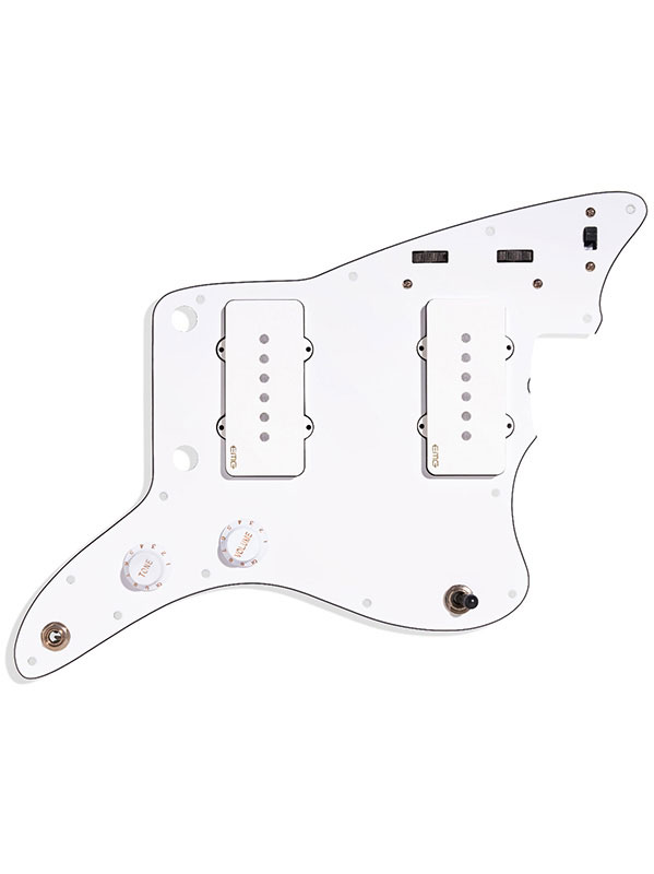 EMG PICKGUARD COLLECTION, J-MASTER - WHITE