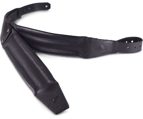 GRUVGEAR DuoStrap Damian Erskine Signature, Double courroie d'épaule cuir premium - Black