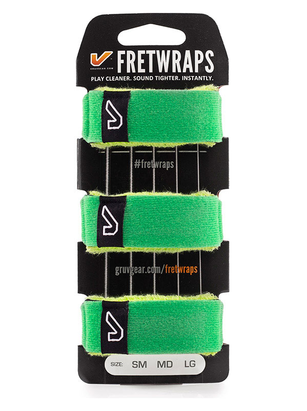 GRUVGEAR FretWraps 3-Pack, Leaf Green - Medium