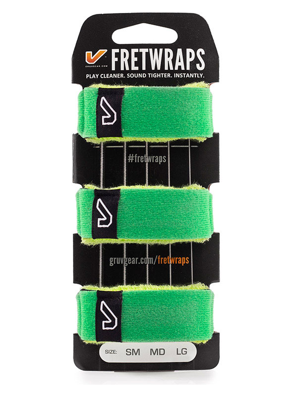 GRUVGEAR FretWraps 3-Pack, Leaf Green - Small
