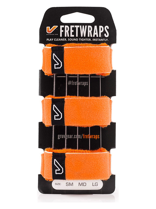 GRUVGEAR FretWraps 3-Pack, Flare Orange - Large