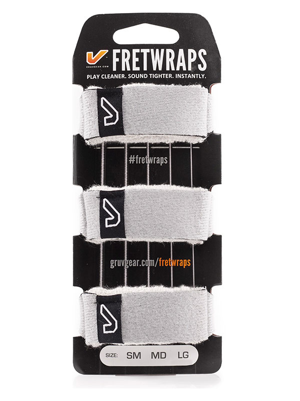 GRUVGEAR FretWraps 3-Pack, Stone White - Large