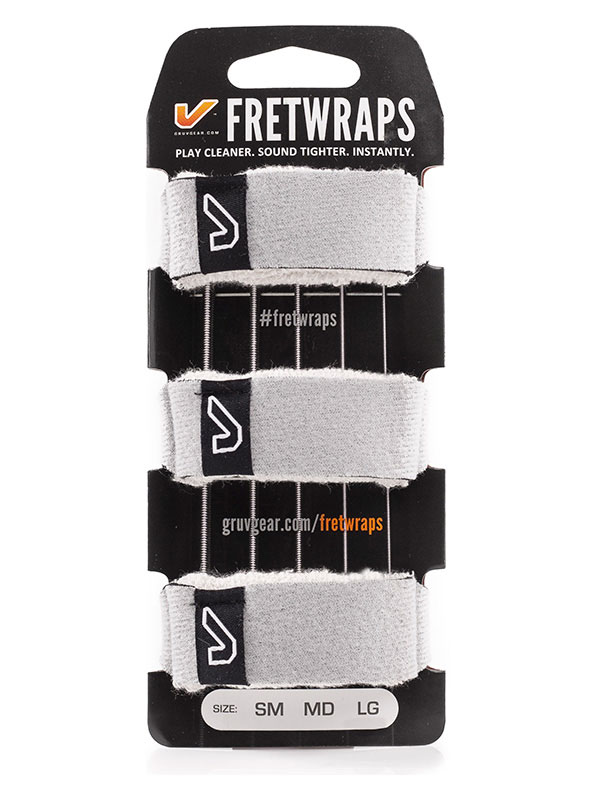 GRUVGEAR FretWraps 3-Pack, Stone White - Medium