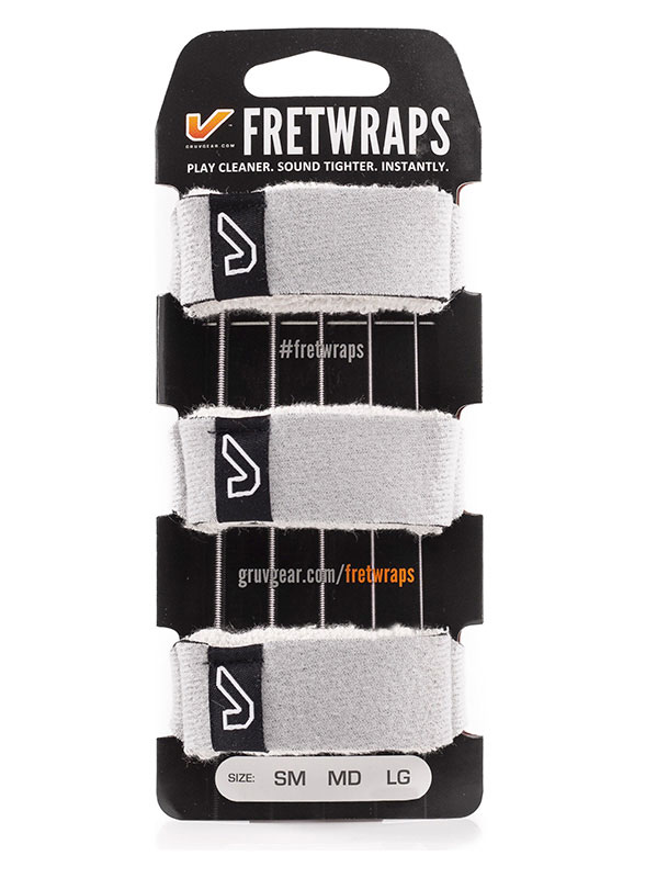 GRUVGEAR FretWraps 3-Pack, Stone White - Small