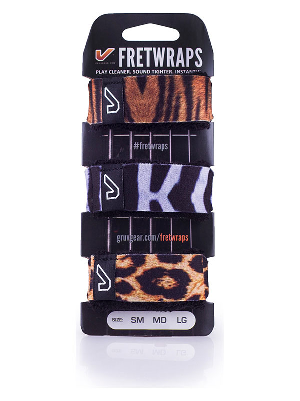 GRUVGEAR FretWraps 3-Pack, Wild - Small