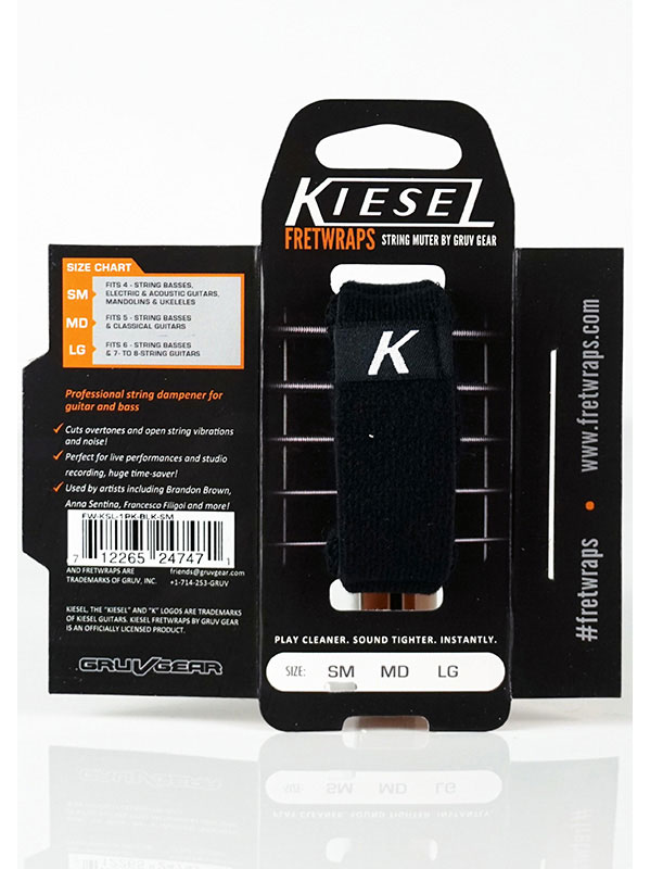 GRUVGEAR FretWraps, Kiesel Black - Medium