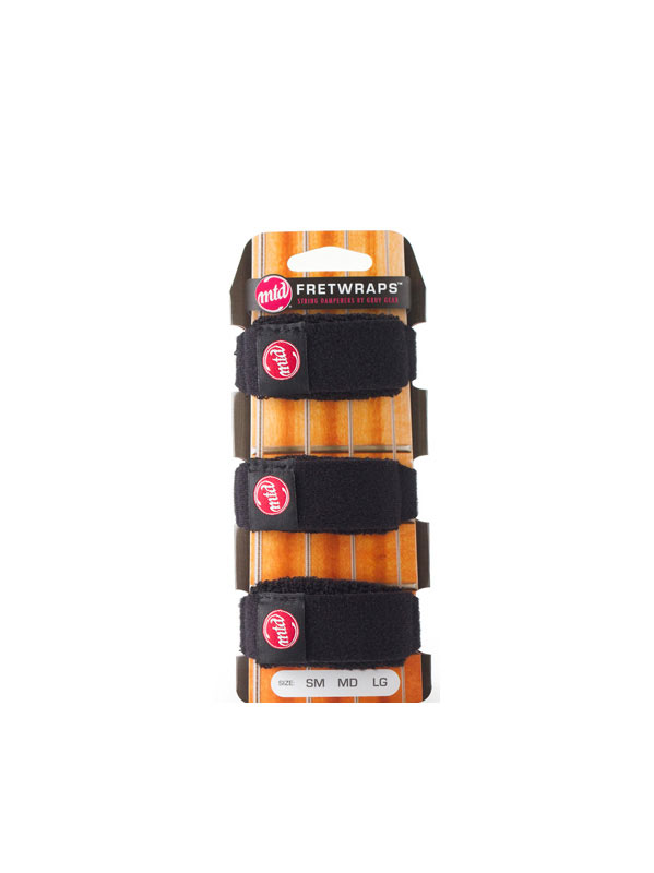 GRUVGEAR FretWraps 3-Pack, MTD Black - Large