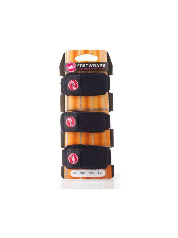 GRUVGEAR FretWraps 3-Pack, MTD Black - Small