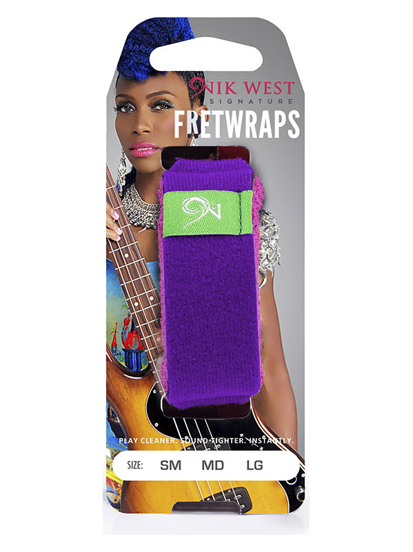 GRUVGEAR FretWraps Signature, Nik West, Purple - Large