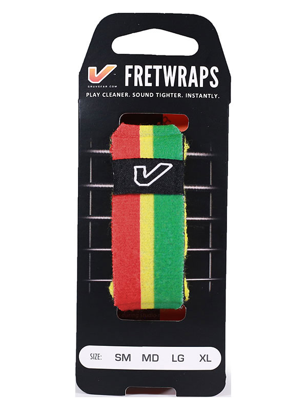 GRUVGEAR FretWraps World Flags, Red-Yellow-Green - Medium