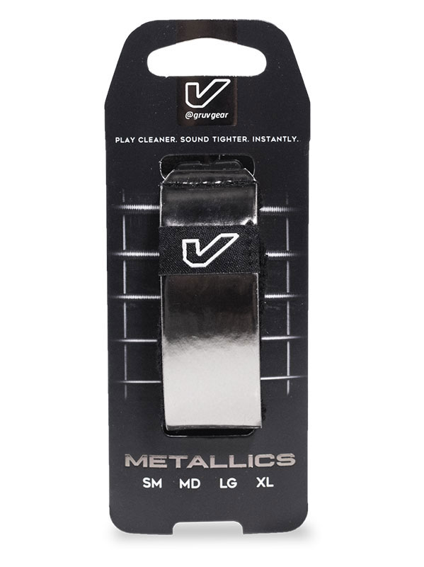 GRUVGEAR FretWraps Metallics, Titanium - Small