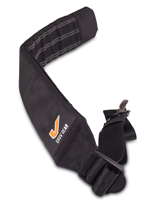 GRUVGEAR GigBlade 2 Shoulder Strap, Non-Slip, Black