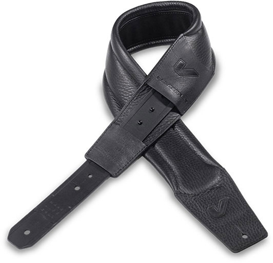 GRUVGEAR SoloStrap 2 - Courroie cuir premium - Black