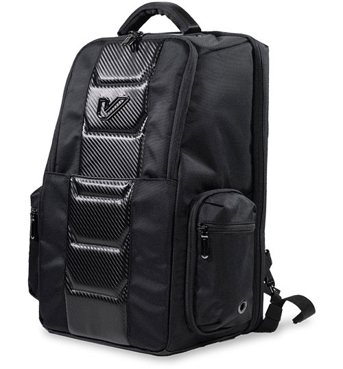 GRUVGEAR Club Bag Karbon Edition - Flight-Smart Tech Backpack - Black
