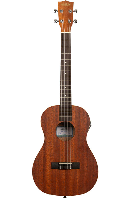 KALA Satin Mahogany Bariton EQ Gaucher + Housse