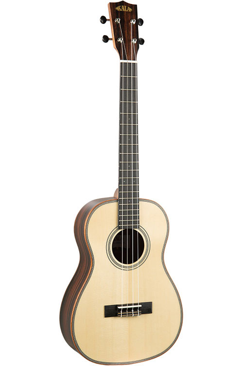 KALA Solid Spruce Top/Ebony Bariton + Gigbag