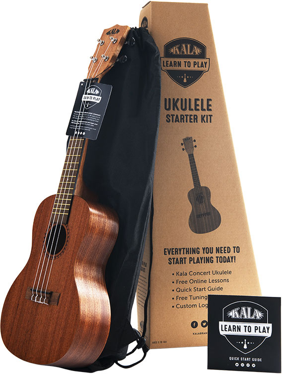 KALA Kala-Ltp-C Learn To Play Concert Mahogany
