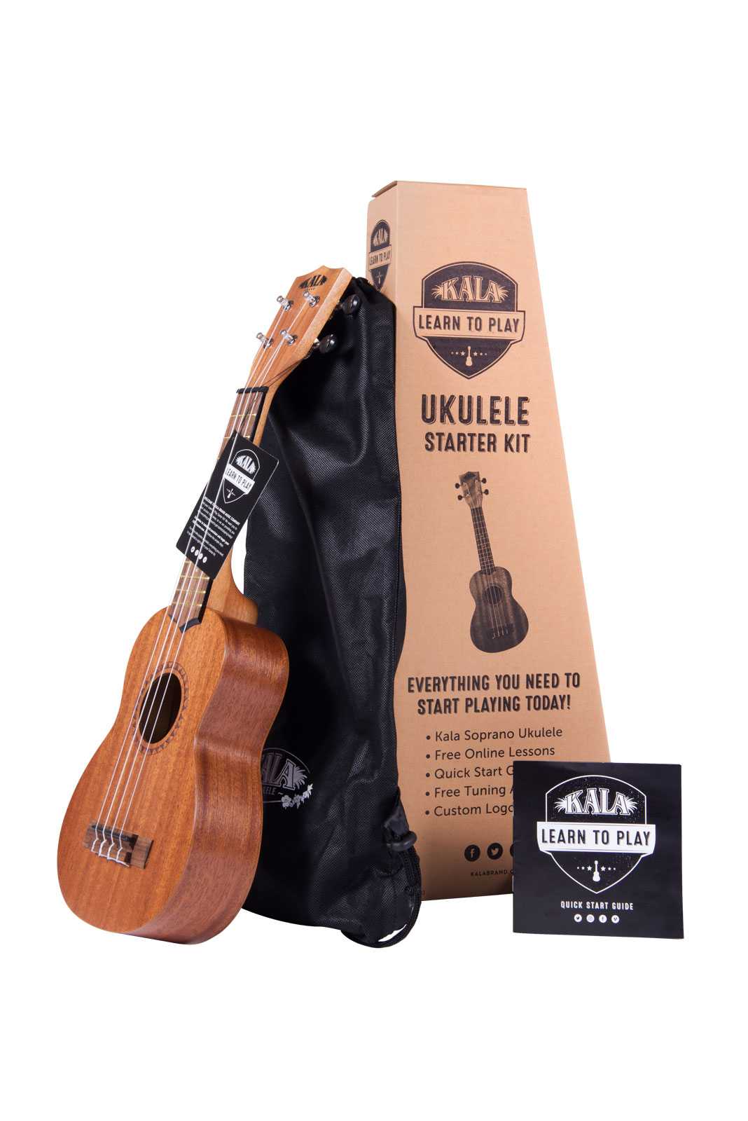 KALA LTP-S Soprano Standard The Learn To Play Mahogany