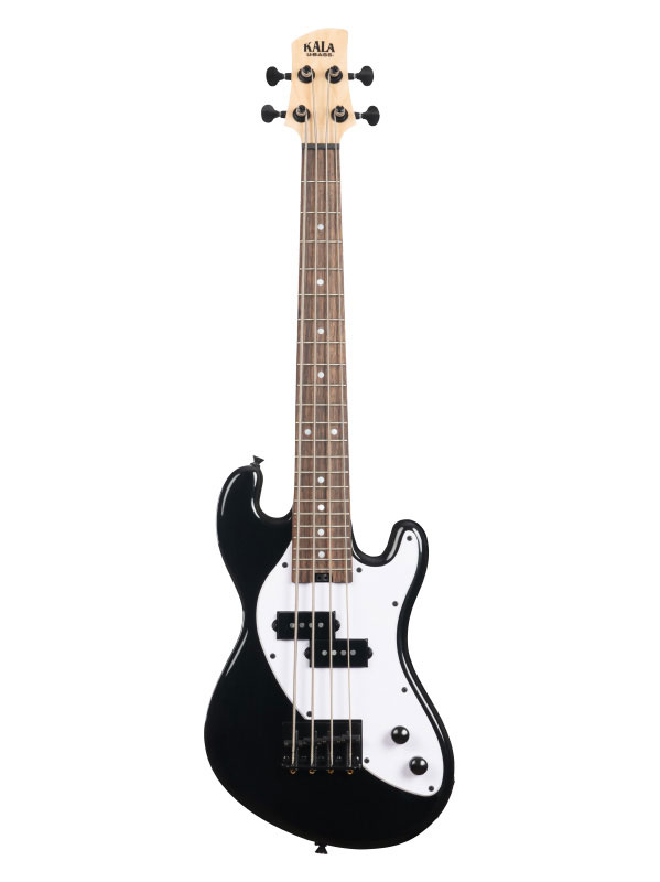 KALA Solid Body U-Bass, 4 Cordes, With Bag - Black