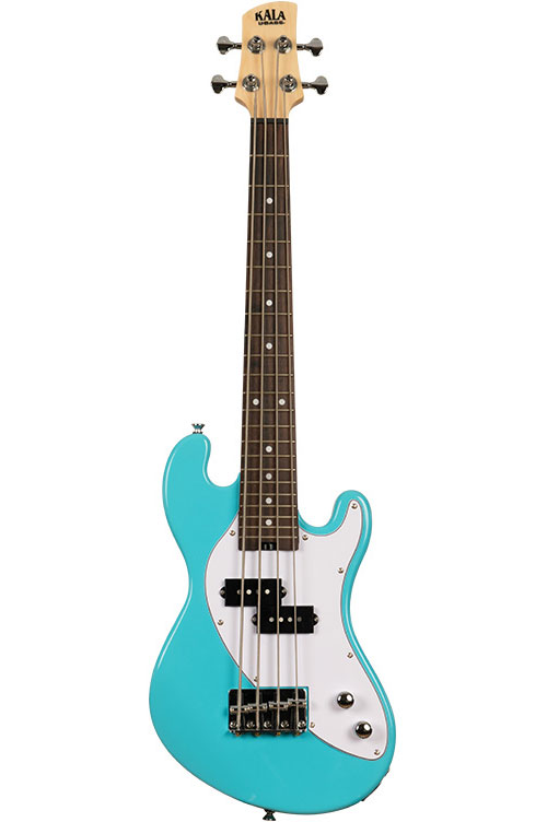 KALA Solid Body U-Bass 4 Surf Blue + Gigbag