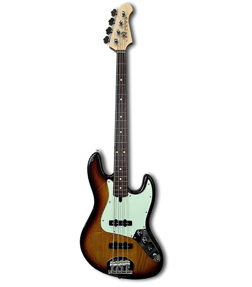 LAKLAND Skyline 44-60 4 3-Tone Sunburst RW