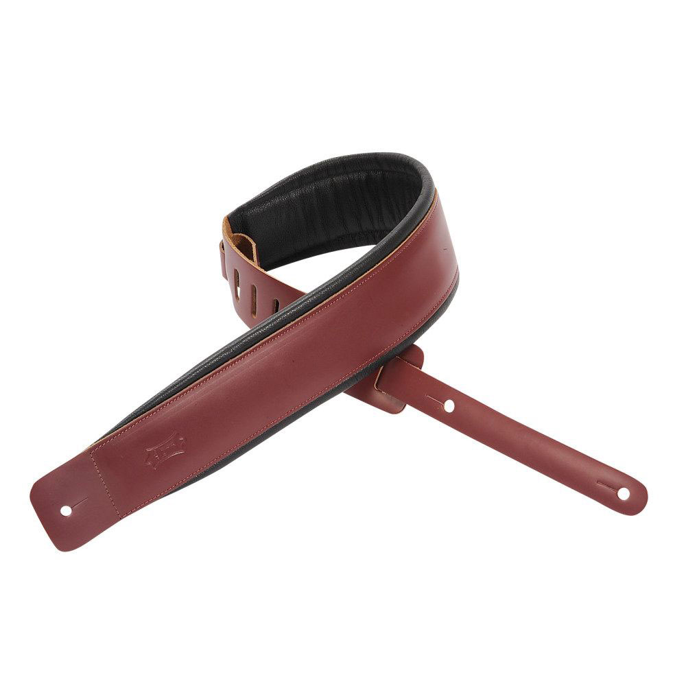 LEVYS 6,4cm Noir Rembourree Avec Rebord De Confort Burgundy