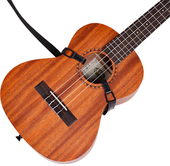 LEVYS UKULELE HOOK STRAP - BLACK