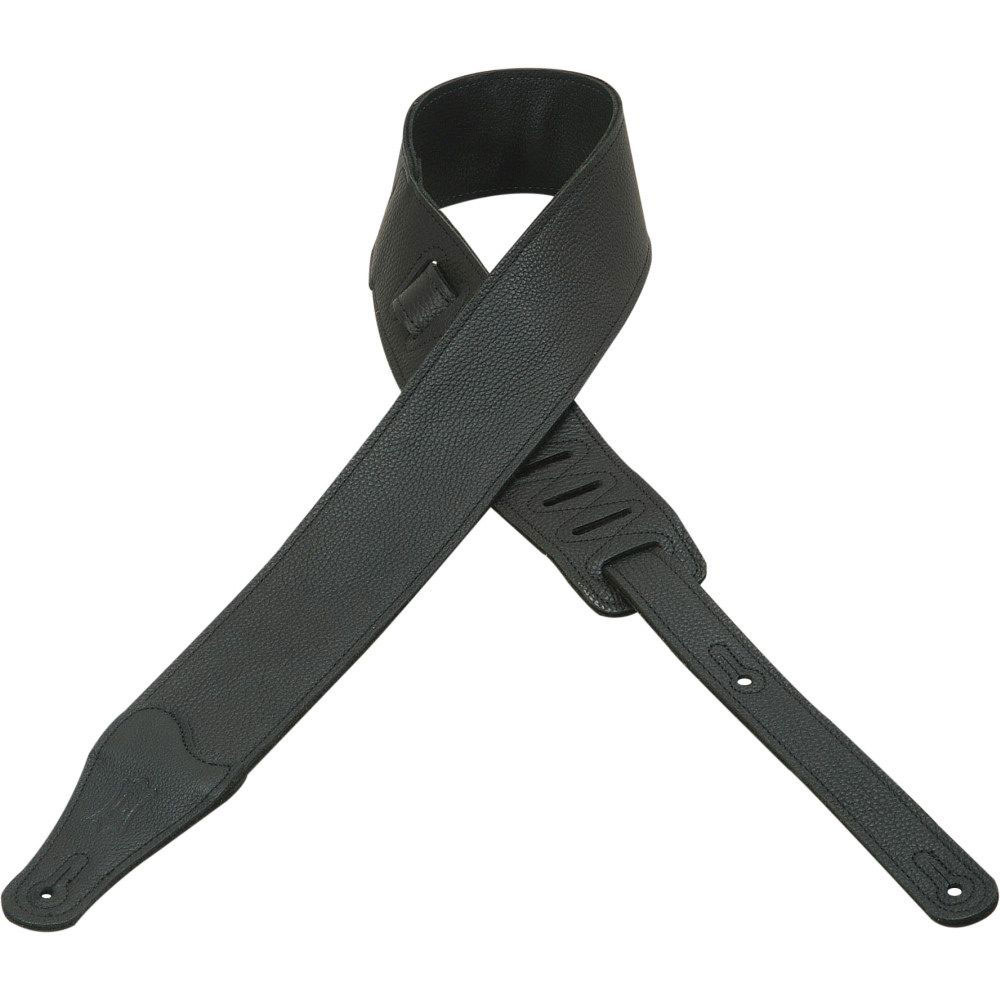 LEVYS 6.4 CM SOFT BLACK LEATHER