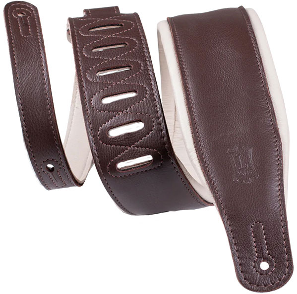 LEVYS Cuir Premium Rembourré, 8,25 Cm - Dark Brown-