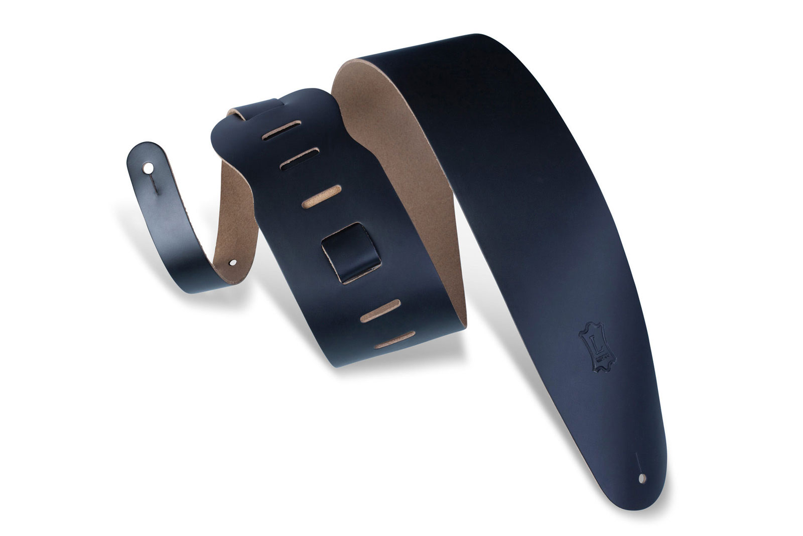 LEVYS LEATHER FOR BASS 9CM BLACK