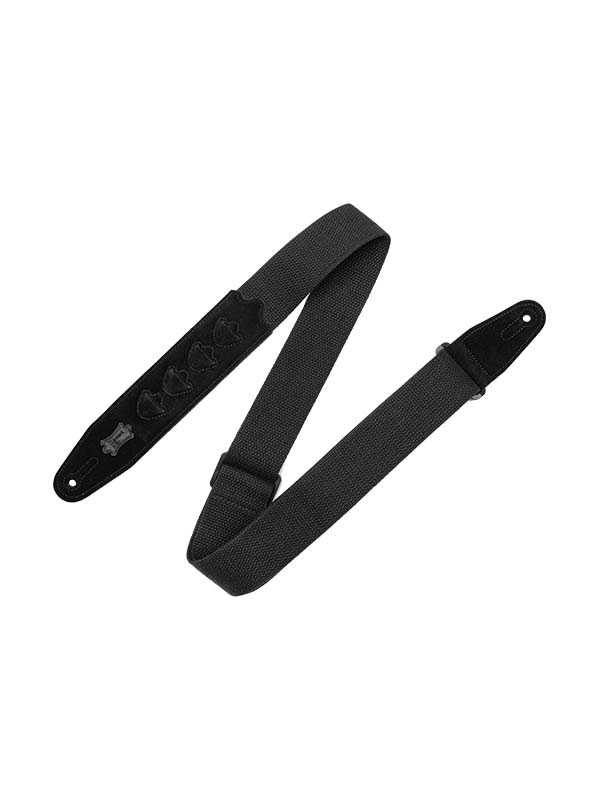 LEVYS Coton avec 4 Portes Médiators, 5 Cm - Black