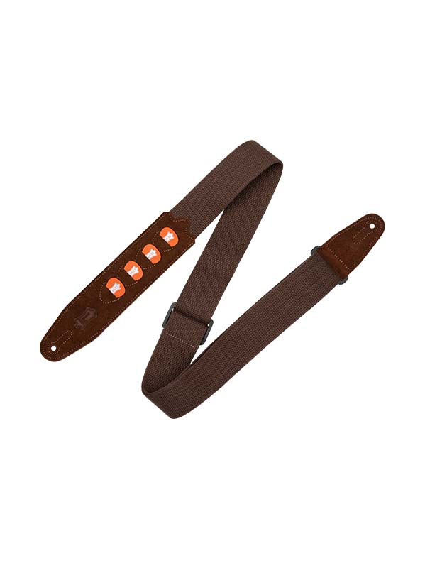 LEVYS Coton avec 4 Portes Médiators, 5 Cm - Brown