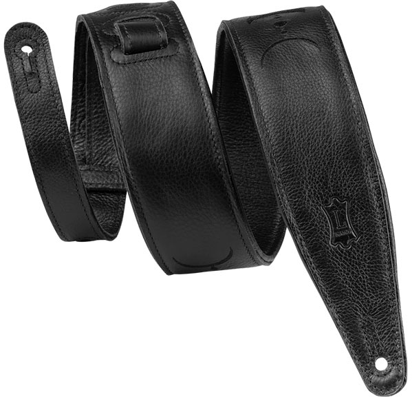 LEVYS Moon Phase - Cuir Premium, Lune, 6,35cm - Black-Black