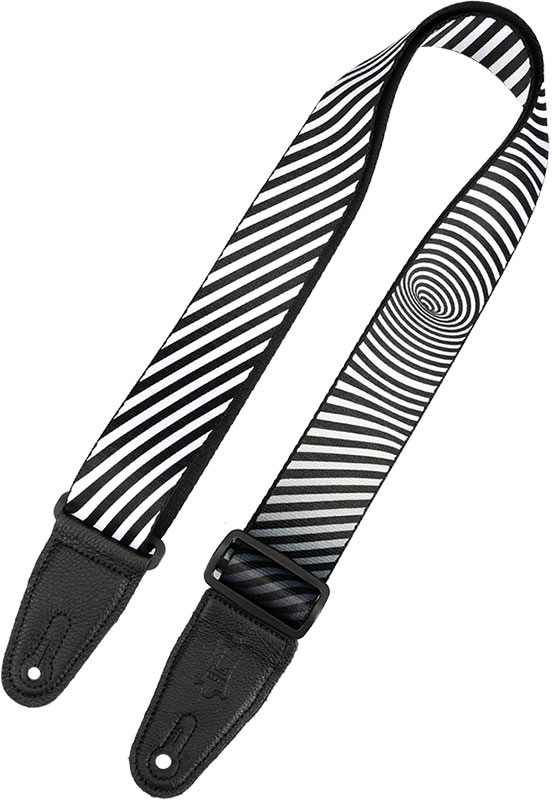 LEVYS Optical Illusion - Black and White, embouts noirs