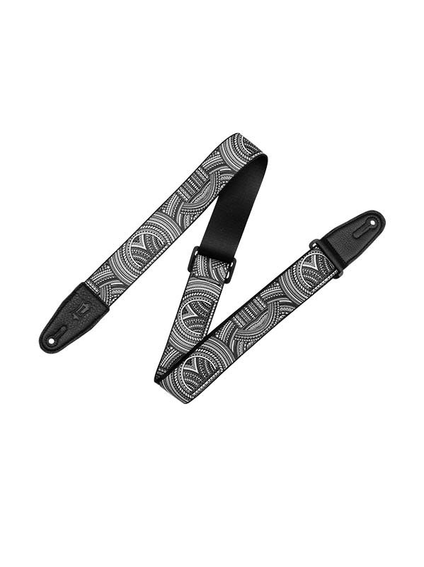 LEVYS TATTOO SERIES - 5 CM, POLYESTER, LEATHER TIP, WITH TATTOO MOTIFS - DESIGN 002