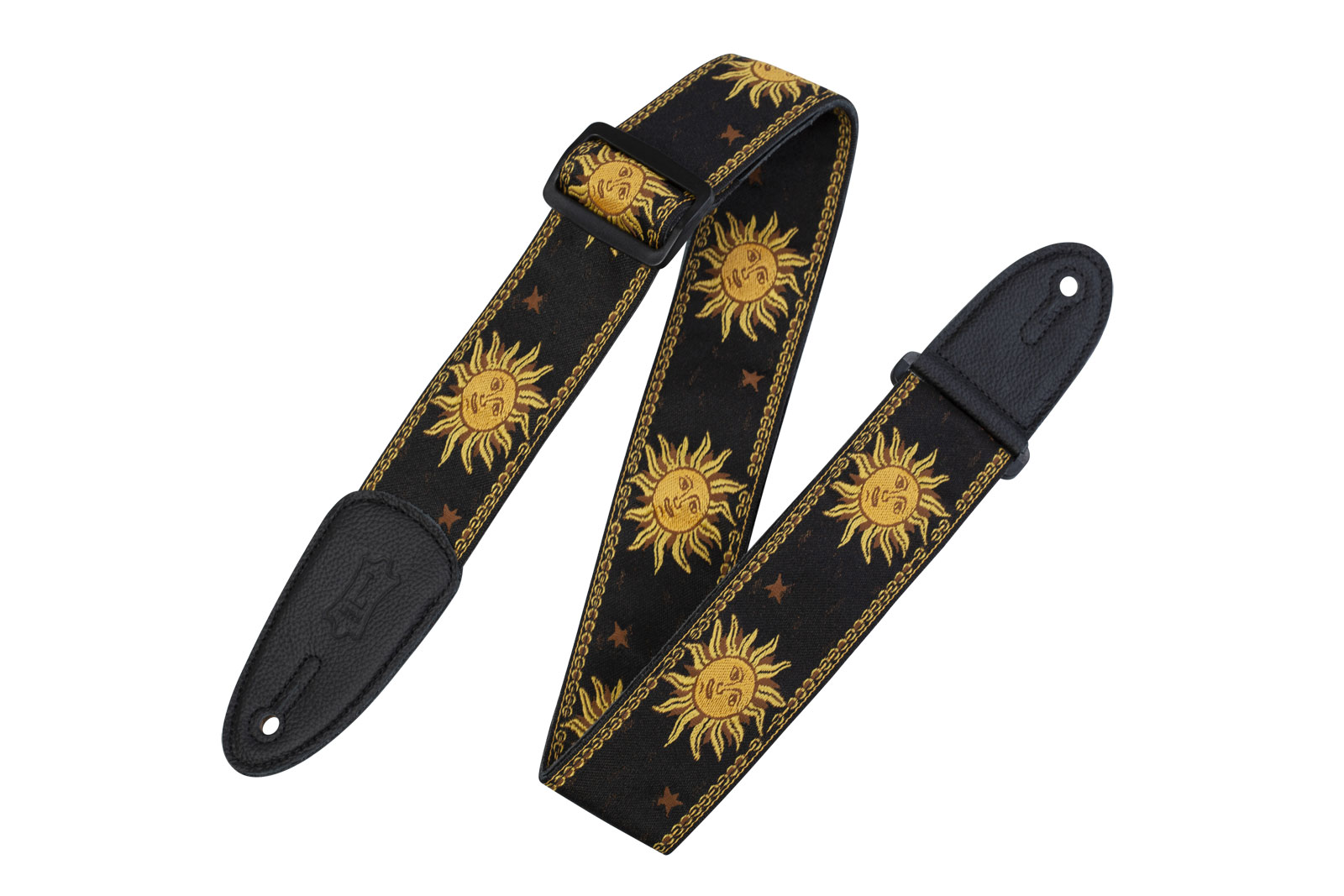 LEVYS 5 CM POLYPROPYLENE & LEATHER WITH BLACK SUN PATTERNS