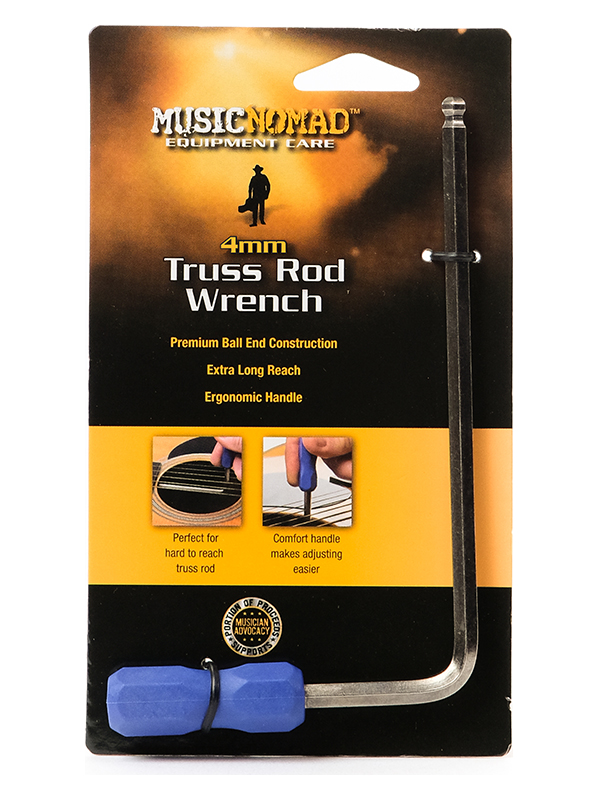 MUSICNOMAD MN237 PREMIUM TRUSS ROD WRENCH KIT 4mm