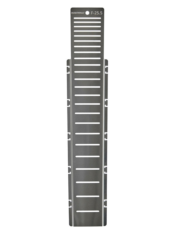 MUSICNOMAD MN800 FRET SHIELD - STAINLESS STEEL F-25.50 INCH TUNING FORK (FENDER, TAYLOR, IBANEZ... )