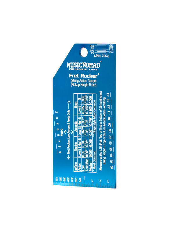 MUSICNOMAD MN822 Fret Rocker - Régle pour Mesurer Hauteur Des Cordes et Des Micros