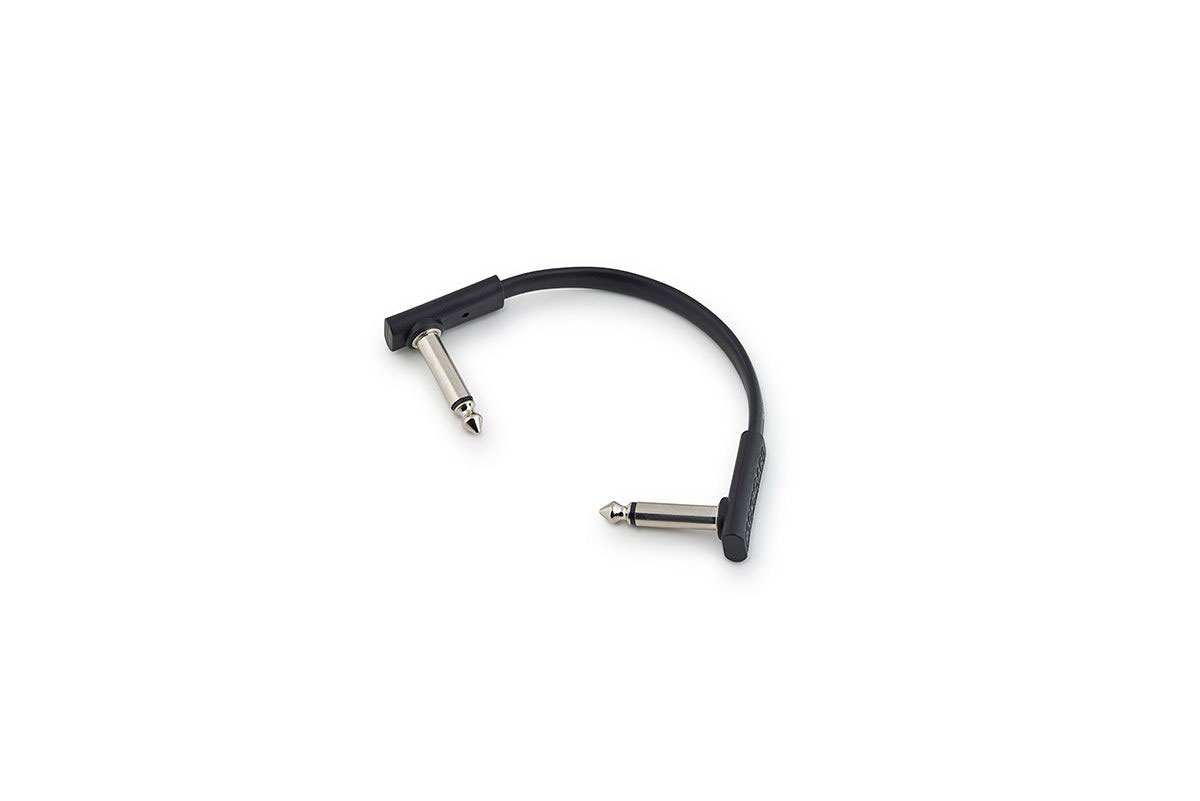 ROCKBOARD Flat Patch Cable Black 10cm