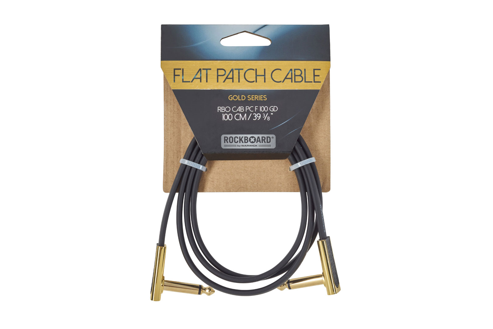 ROCKBOARD Flat Patch Gold Series CAB-pc-F-100-gd