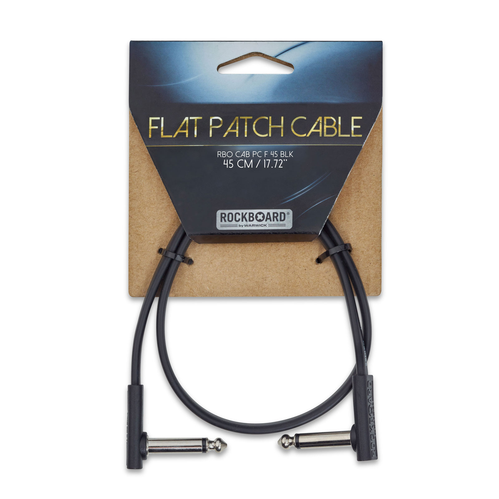 ROCKBOARD Flat Patch CAB-pc-F-45-blk