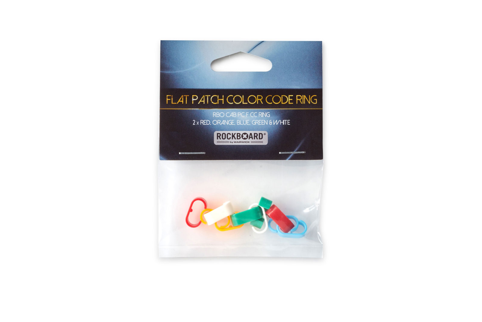 ROCKBOARD FLAT PATCH COLOR CODE RINGS CAB-PC-F-CC-RING