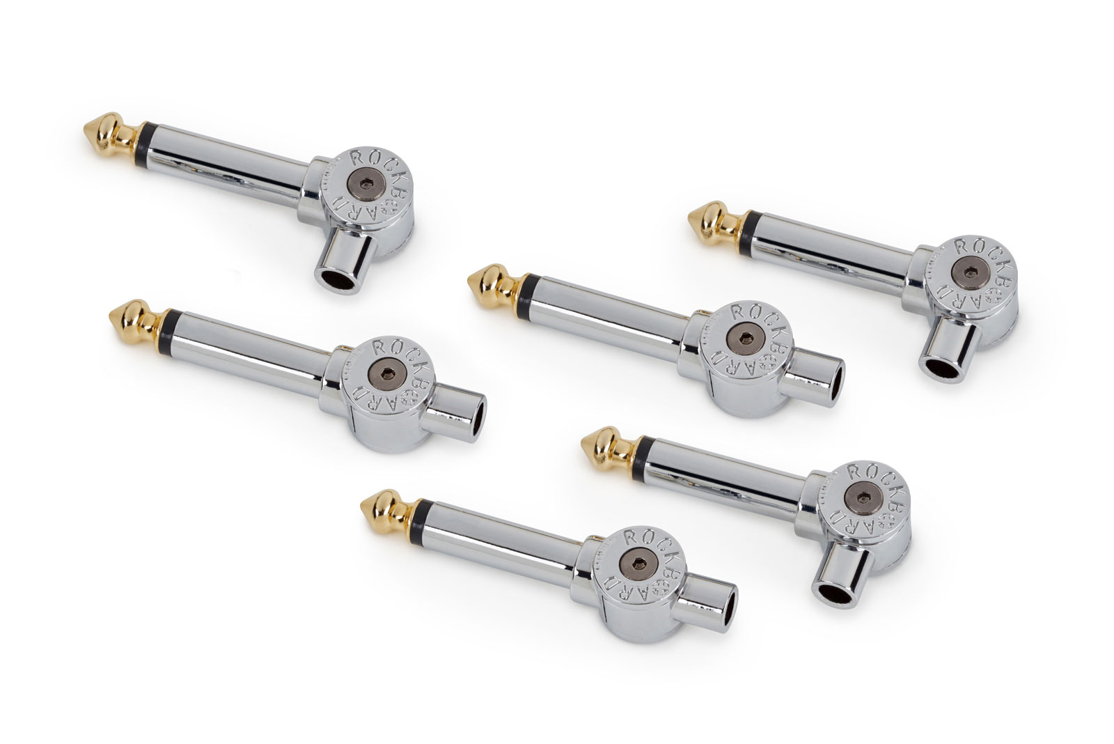 ROCKBOARD JACK SOLDERLESS - 6 JACK, 1 CUTTER, 1 KEY - CHROME