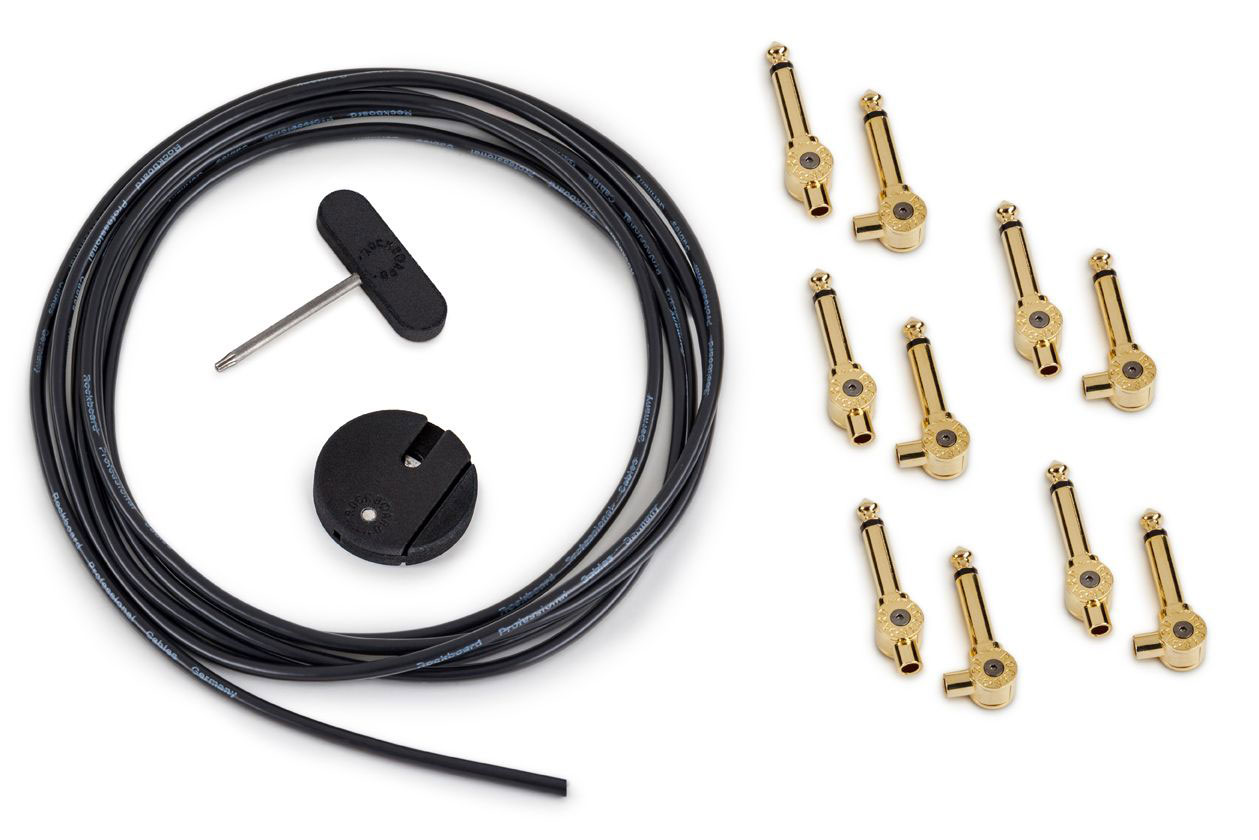 ROCKBOARD SET SOLDERLESS - 10 JACK, CABLE 3 M, 1 CUTTER, 1 KEY - CAB-PW-SET-GD