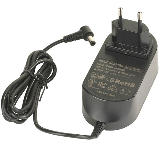 ROCKBOARD Power Supply 18V Dc 2000 Ma