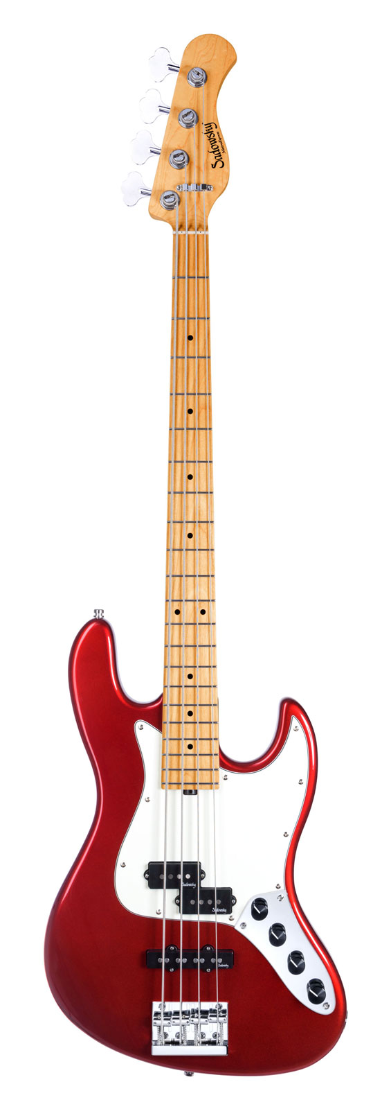 SADOWSKY GUITARS Metroexpress Hybrid PJ 4 Candy Apple Red,Maple