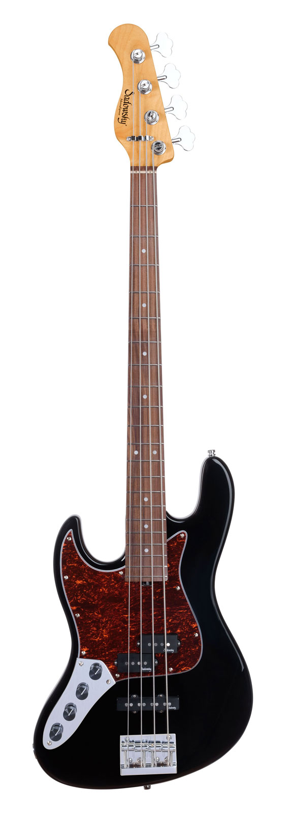 SADOWSKY GUITARS Metroexpress Hybrid Pj 4 Lh Black Pearl Rw