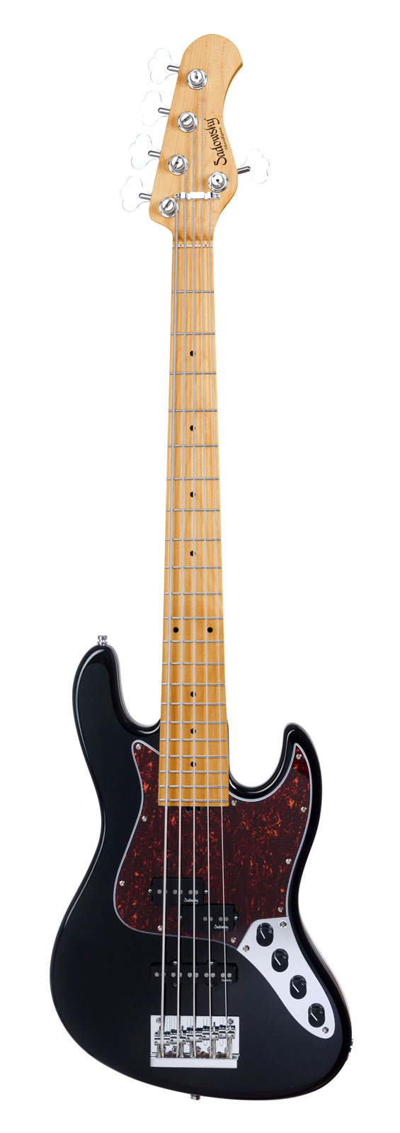 SADOWSKY GUITARS METROEXPRESS, 21 HYBRID PJ 5 STRING - BLACK PEARL,MAPLE