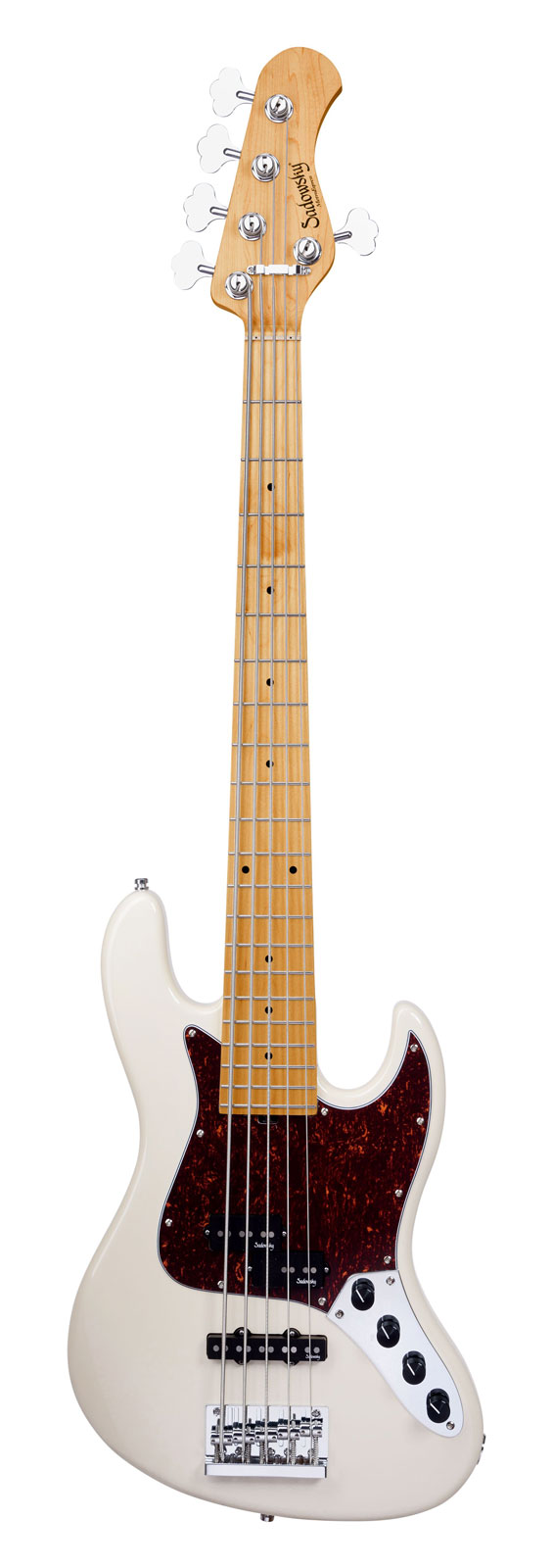 SADOWSKY GUITARS Metroexpress Hybrid PJ 5 Olympic White,Maple